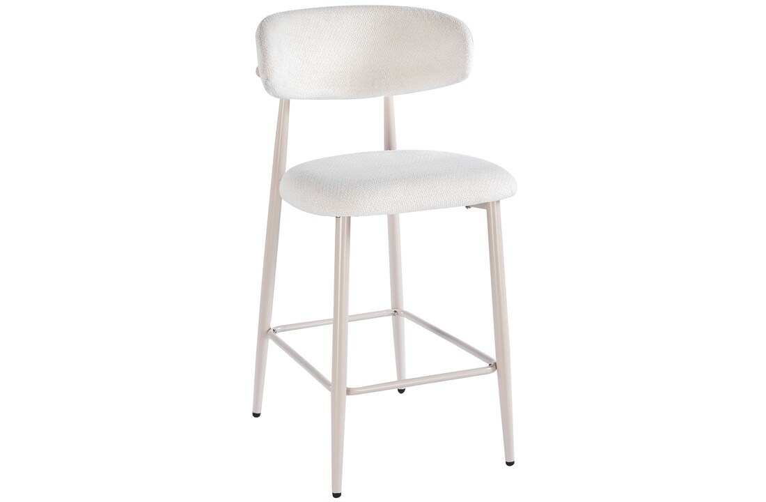 Barkruk Sofia - Licht Beige - Beige - Japandi