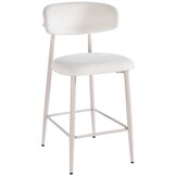 Barkruk Sofia - Licht Beige - Beige - Japandi