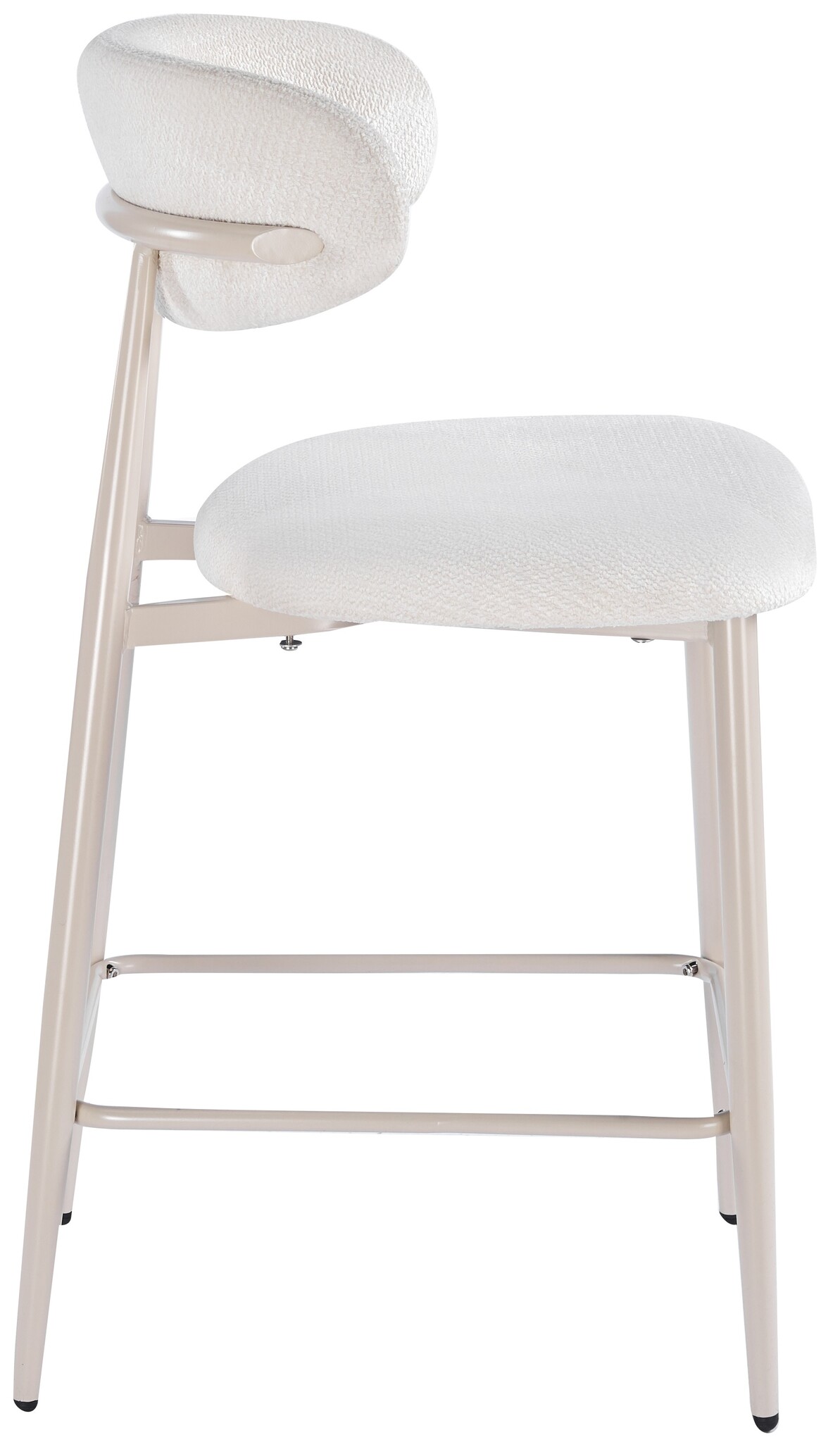 Barkruk Sofia - Licht Beige - Beige - Japandi