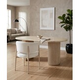 Eetkamerstoel Sorano - Warm Beige - Japandi