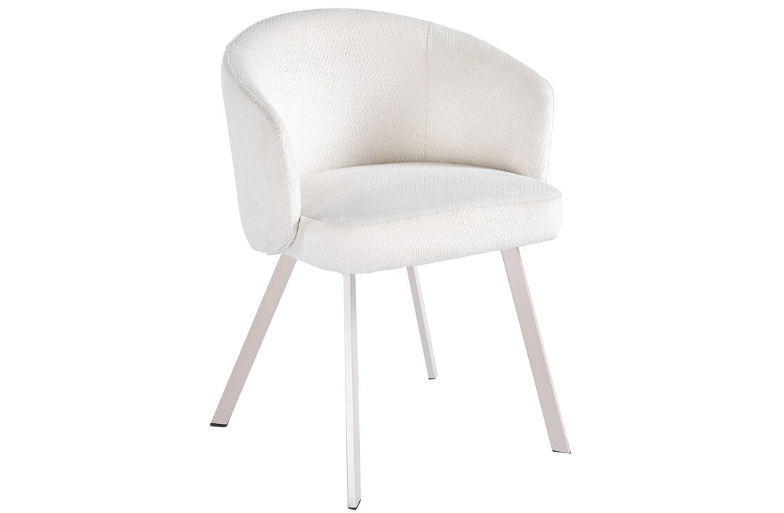 Eetkamerstoel Yuka - Licht Beige - Japandi