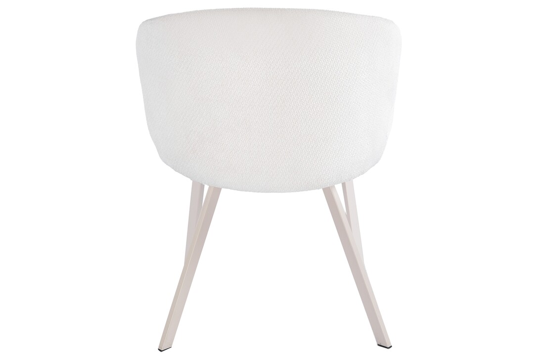 Eetkamerstoel Yuka - Licht Beige - Japandi