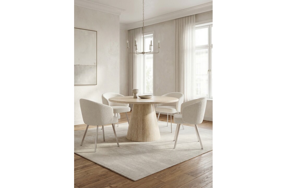 Eetkamerstoel Yuka - Warm Beige