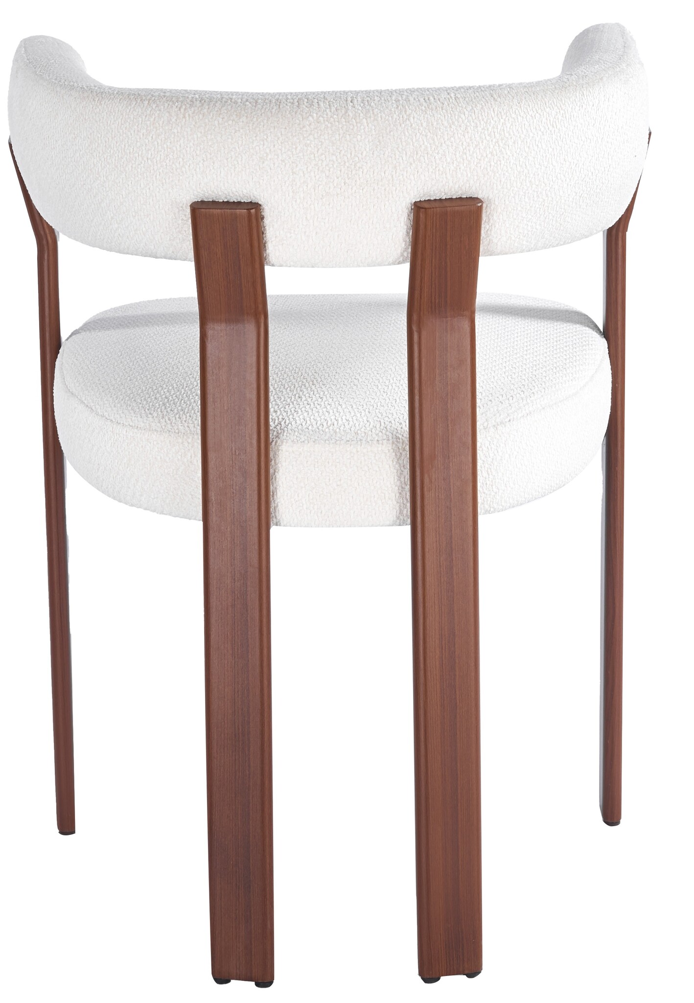 Eetkamerstoel Kohaku - Licht Beige - Walnoot - Japandi