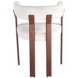 Eetkamerstoel Kohaku - Warm Beige - Walnoot - Japandi