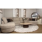 Hoekbank Moon | Bruin