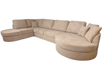 Hoekbank Moon - Bruin