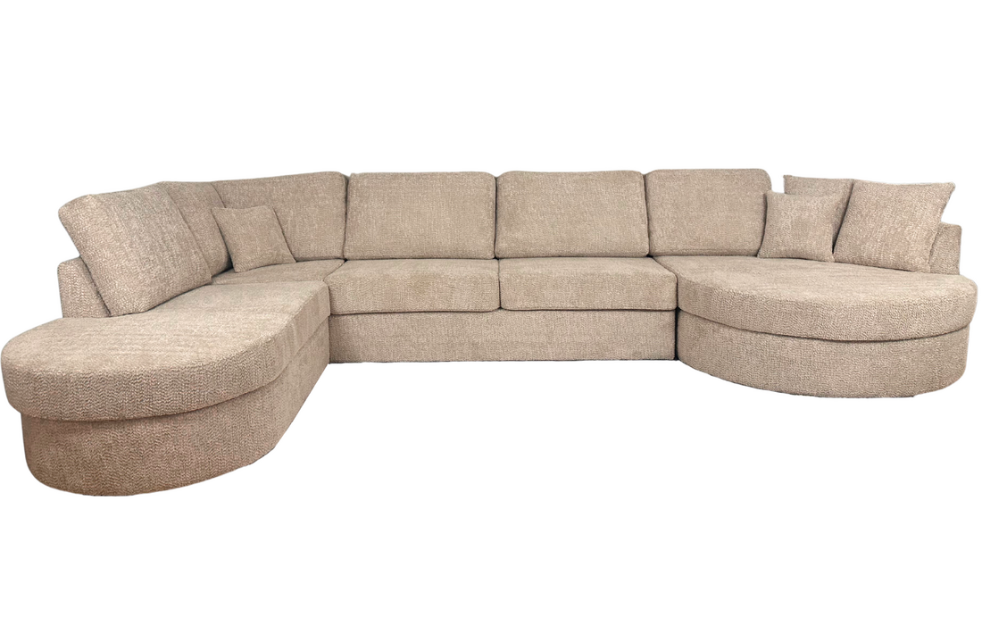 Hoekbank Moon | Bruin