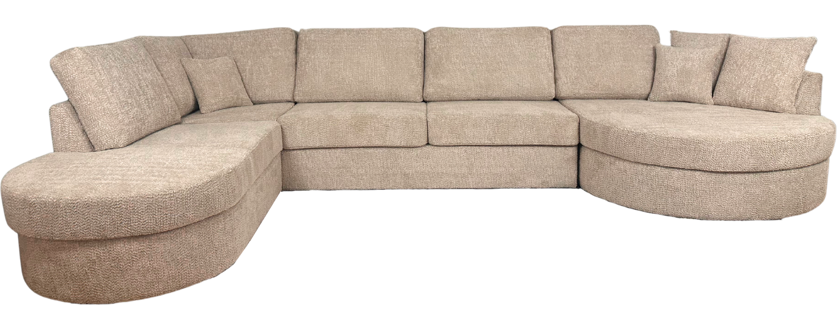 Hoekbank Moon | Bruin