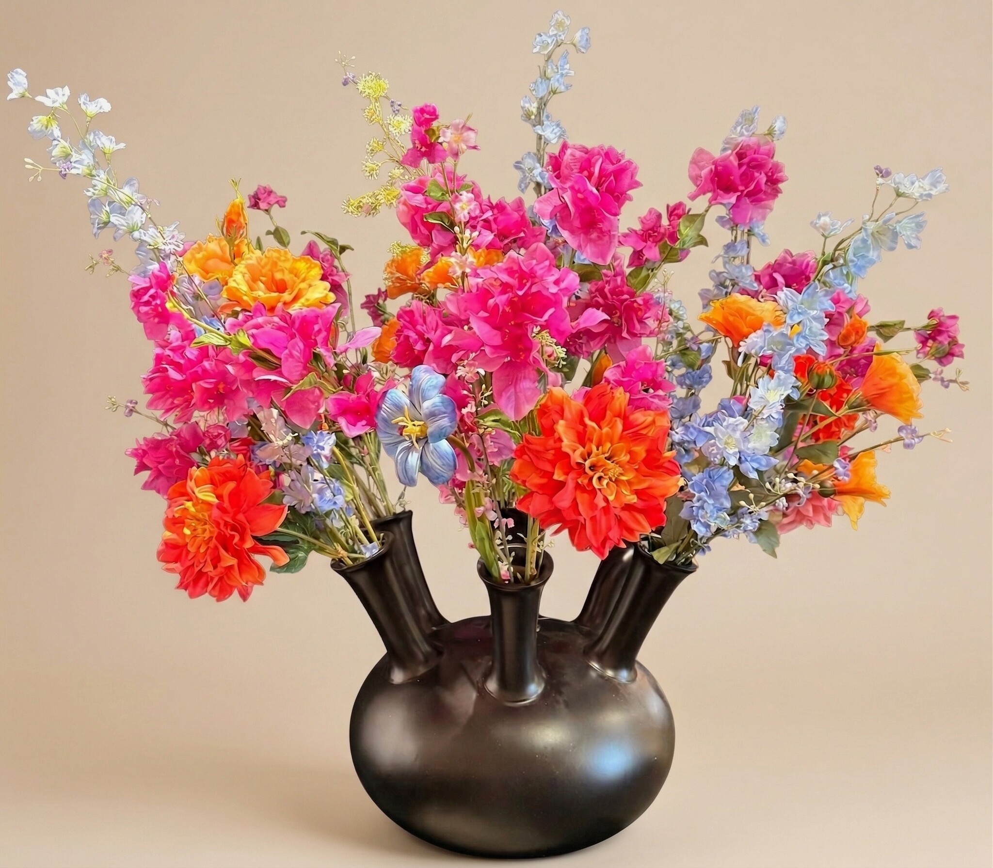 Zijden boeket | Fiesta Bloom  - 35 stelen