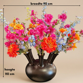 Zijden boeket | Fiesta Bloom  - 35 stelen