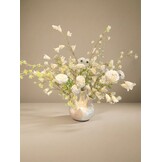 Zijden boeket | White Nature klein  - 12 stelen