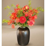 Zijden boeket | Coral Sunset  - 17 stelen