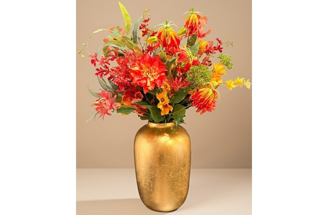 Zijden boeket | Sunset Glow  - 16 stelen