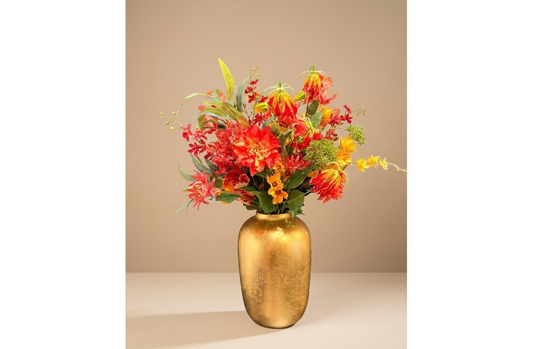 Zijden boeket | Sunset Glow  - 16 stelen