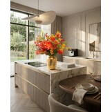 Zijden boeket | Sunset Glow  - 16 stelen