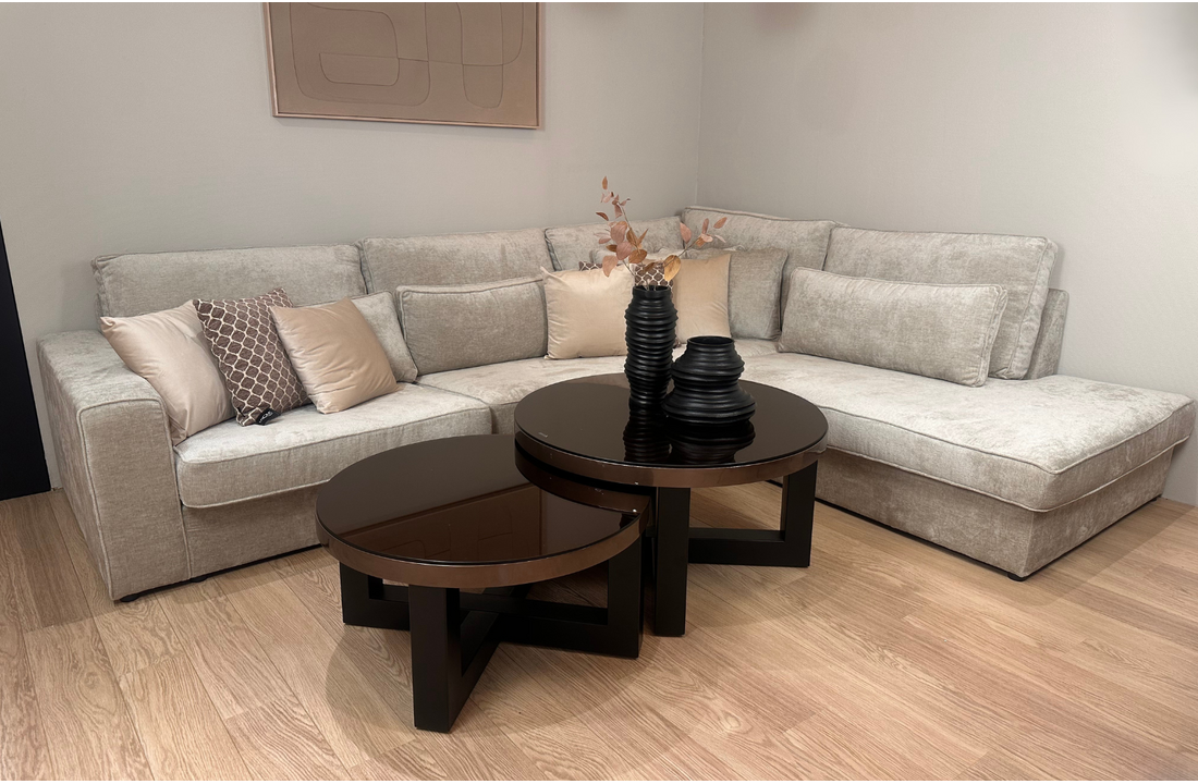 Hoekbank Rio | Licht taupe