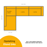 Hoekbank Rio | Beige