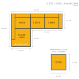 Hoekbank Rio | Licht taupe