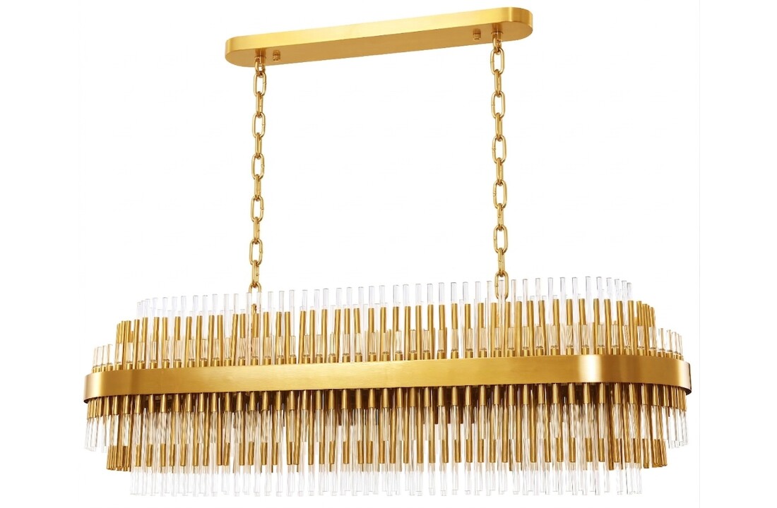 Hanglamp Lumina Grandeur  - Ovaal | goud - 100  cm