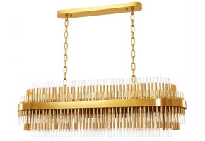 Hanglamp Lumina Grandeur  - Ovaal | goud - 100  cm