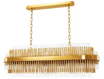 Hanglamp Lumina Grandeur  - Ovaal | goud - 100  cm