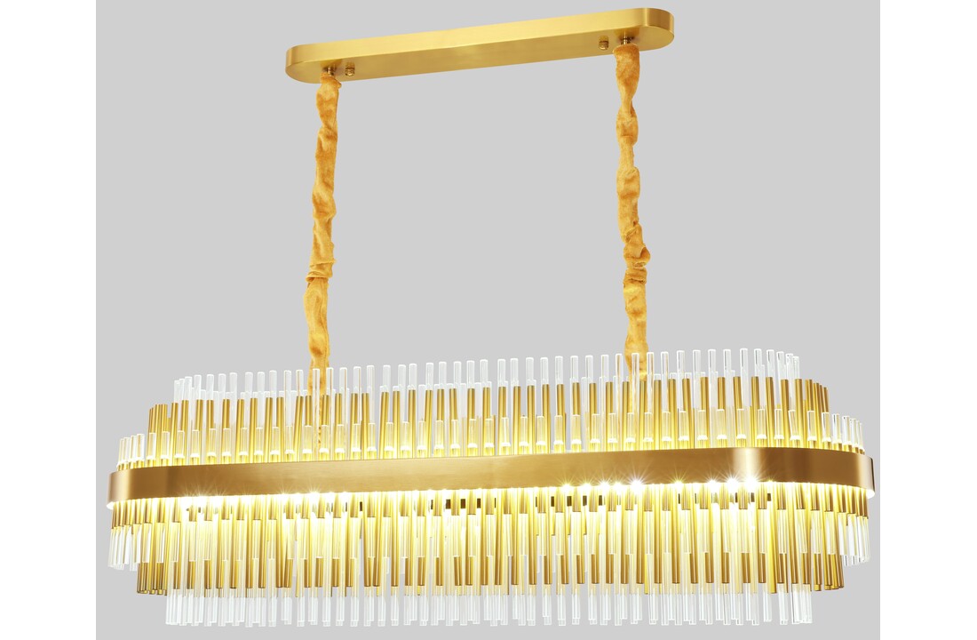 Hanglamp Lumina Grandeur  - Ovaal | goud - 100  cm
