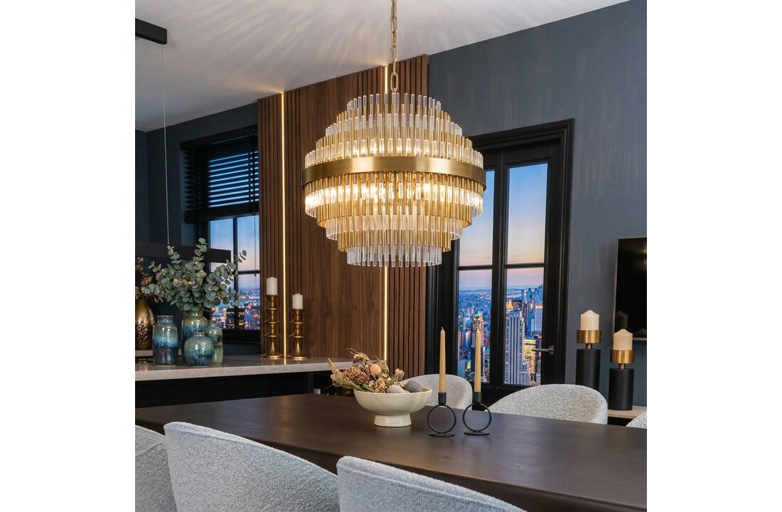 Hanglamp Lumina Grandeur - Rond | goud - Dia 50 cm