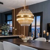 Hanglamp Lumina Grandeur - Rond | goud - Dia 50 cm