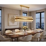 Hanglamp Lumina Grandeur  - Ovaal | goud - 100  cm