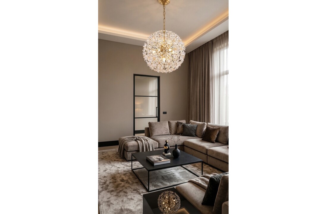 Hanglamp Selena - Diameter 50 cm - goud