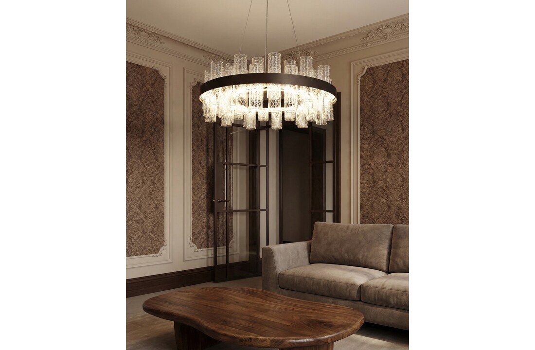 Hanglamp Bogarra - Dia 60 cm - geïntegreerde LED-verlichting