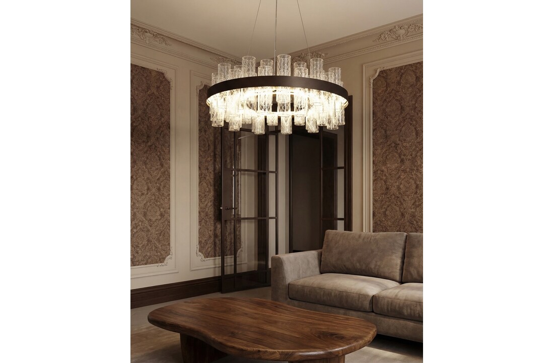 Hanglamp Bogarra - Dia 80 cm - geïntegreerde LED-verlichting