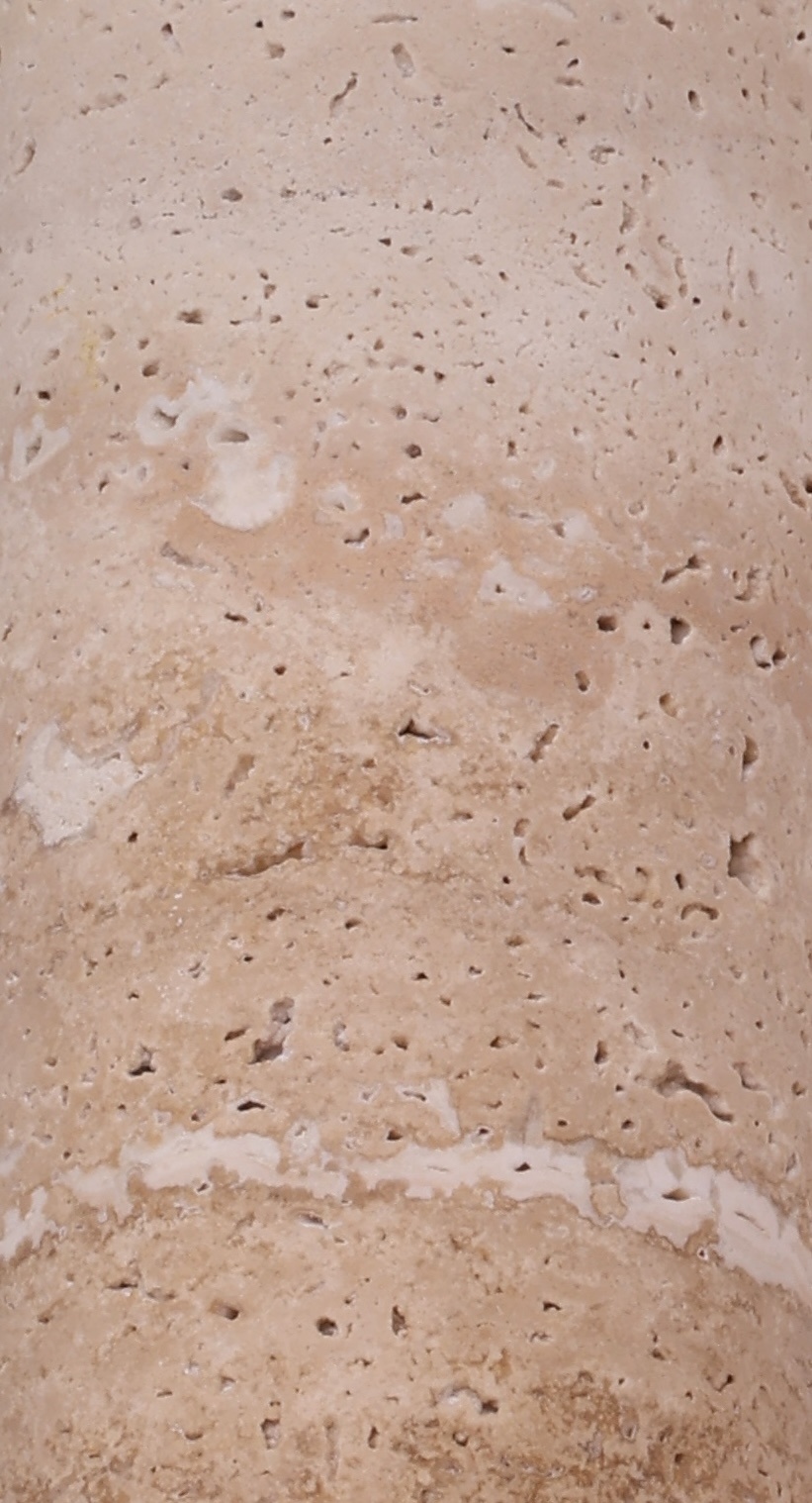 Colosso | Wandlamp Travertin – Handgemaakt Natuursteen – Up & Down – Japandi & Wabi-Sabi