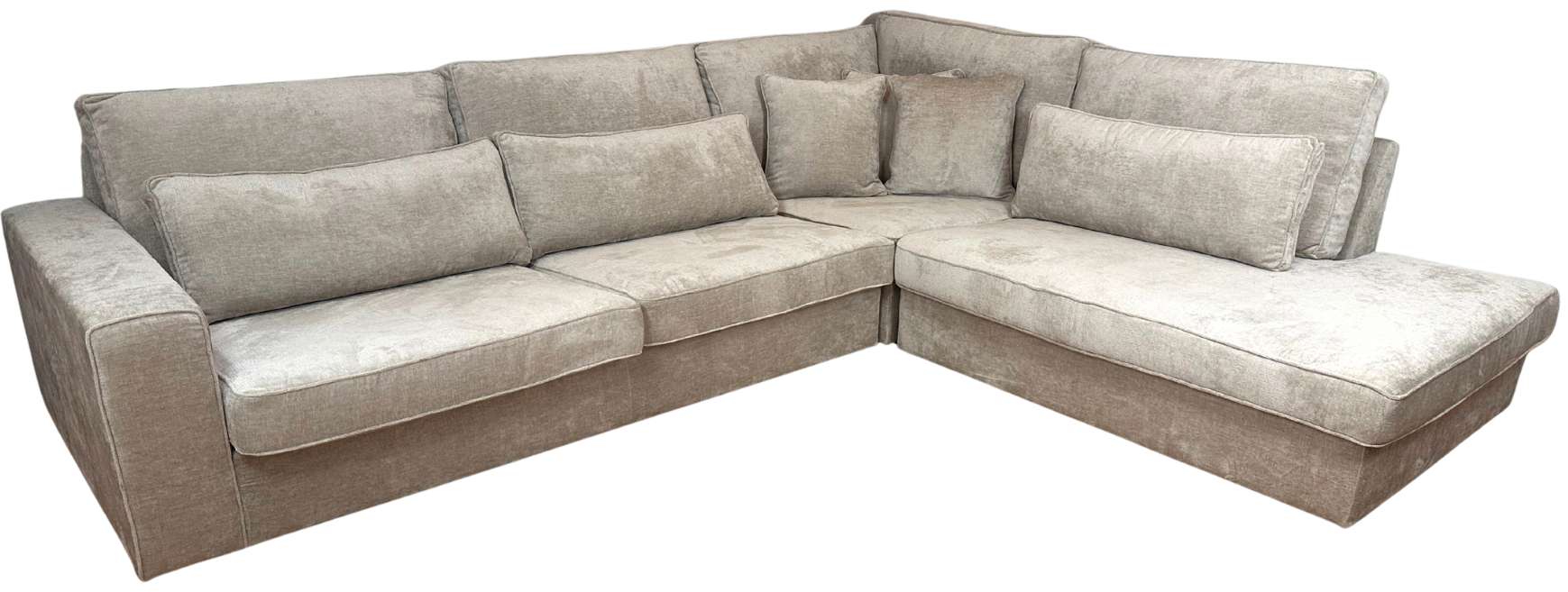 Hoekbank Rio | Licht taupe