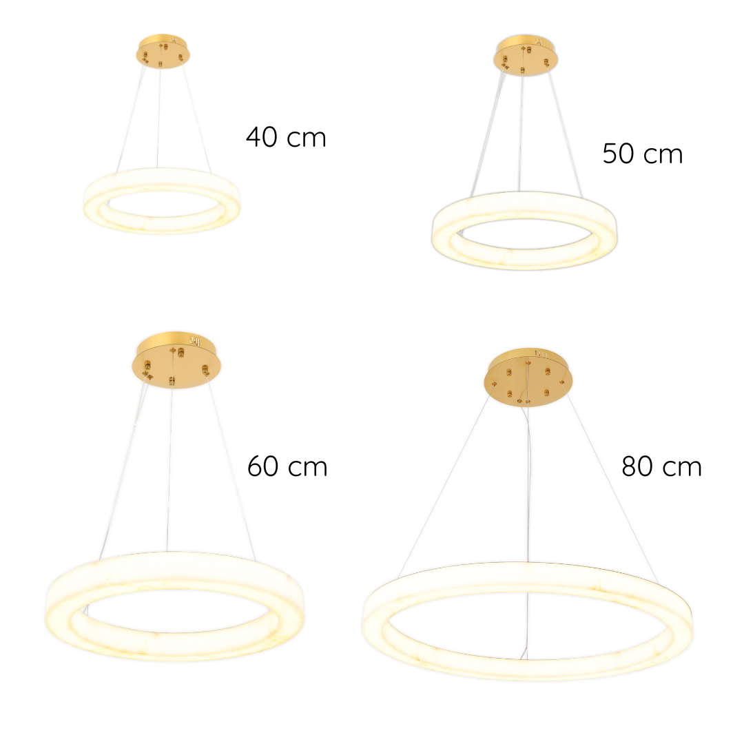 Hanglamp Solanas Faux Alabast