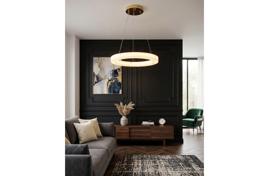 Hanglamp Solanas Faux Alabast