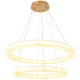 Hanglamp Solanas Faux Alabast - Dia 60 + Dia 80 cm