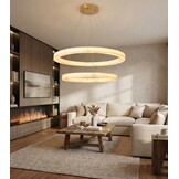 Hanglamp Solanas Faux Alabast - Dia 60 + Dia 80 cm