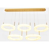 Hanglamp Solanas Faux Alabast - 5 x D40 cm