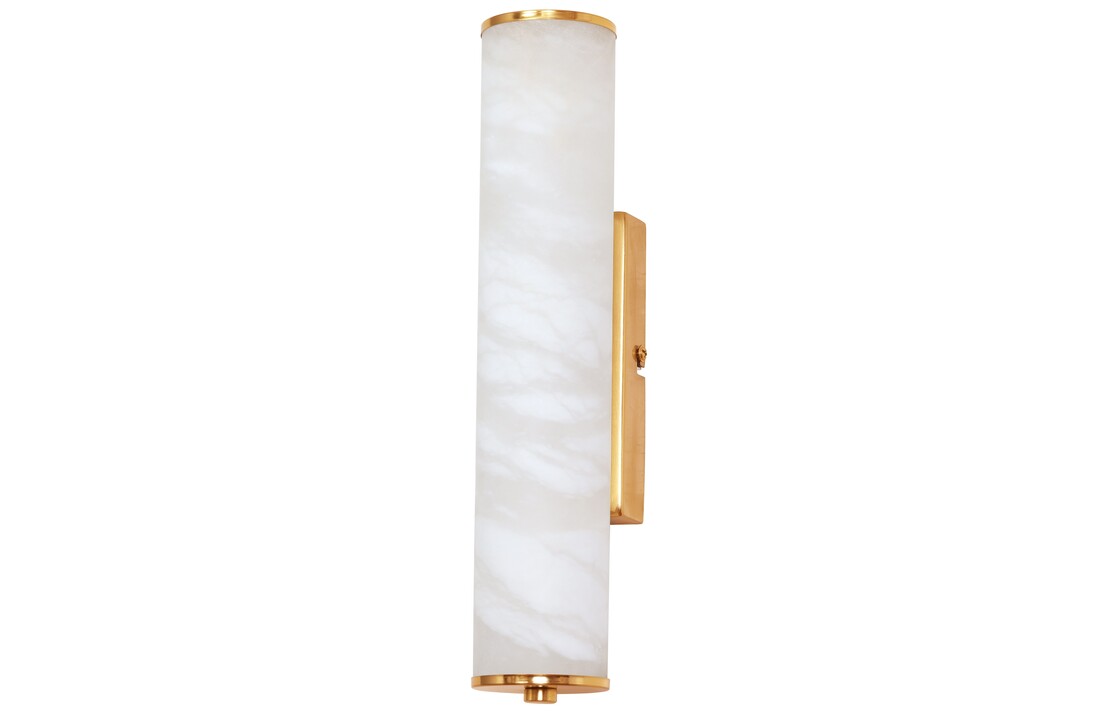 Wandlamp Lucano Albast natuursteen - H30 cm