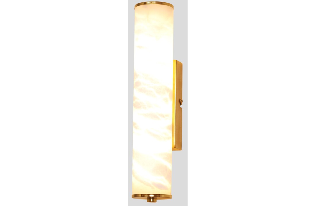 Wandlamp Lucano Albast natuursteen - H30 cm