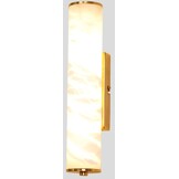 Wandlamp Lucano Albast natuursteen - H30 cm