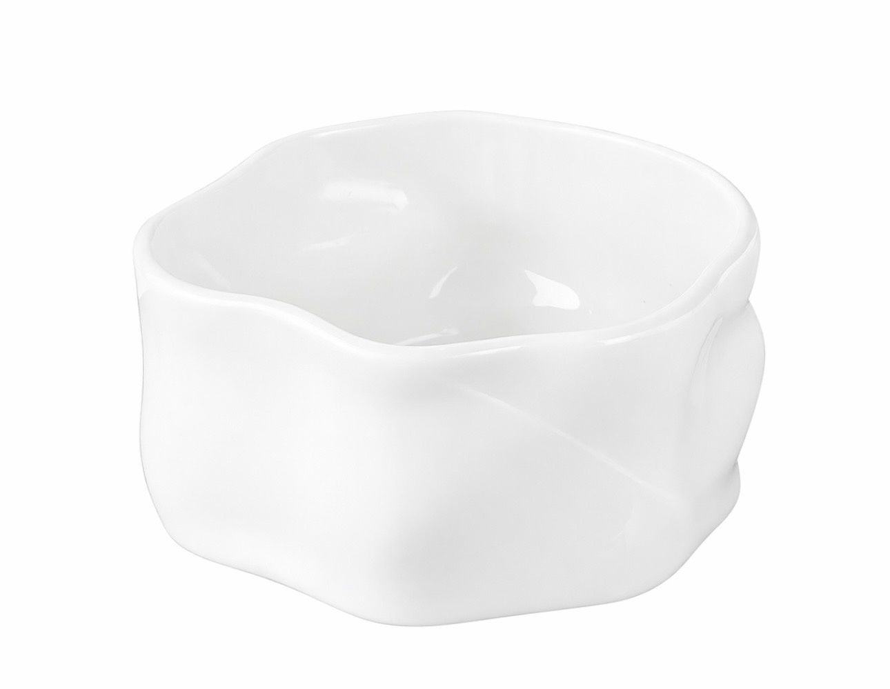 Wave Saladekom Wit | Keramiek | Ø23 cm