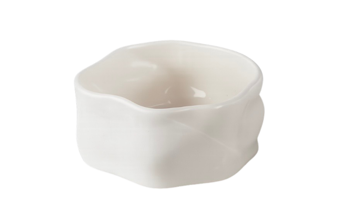 Wave Saladekom Beige | Keramiek | Ø23 cm