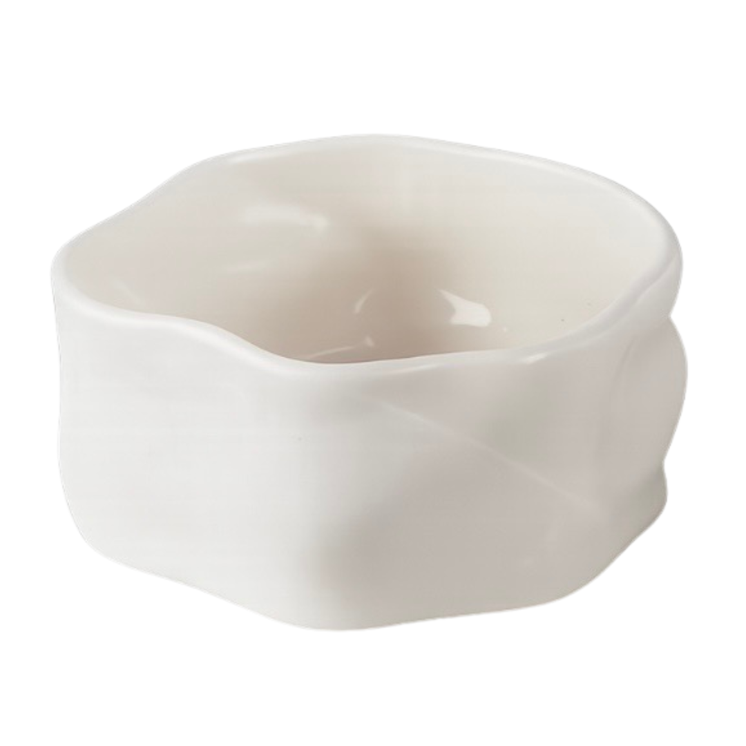 Wave Saladekom Beige | Keramiek | Ø23 cm