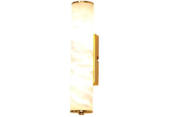 Wandlamp Lucano Albast natuursteen - H30 cm