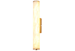 Wandlamp Lucano Albast natuursteen - H45 cm