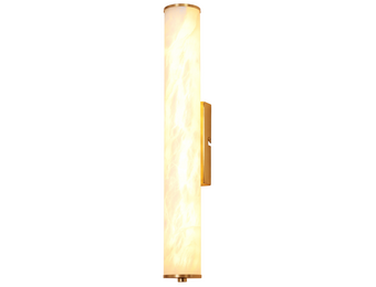 Wandlamp Lucano Albast natuursteen - H45 cm