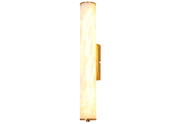 Wandlamp Lucano Albast natuursteen - H45 cm